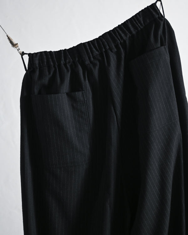 BRUSHED WOOL KUNG FU PANTS-YOKO SAKAMOTO-COELACANTH