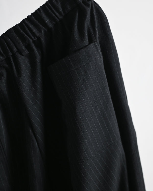 BRUSHED WOOL KUNG FU PANTS-YOKO SAKAMOTO-COELACANTH