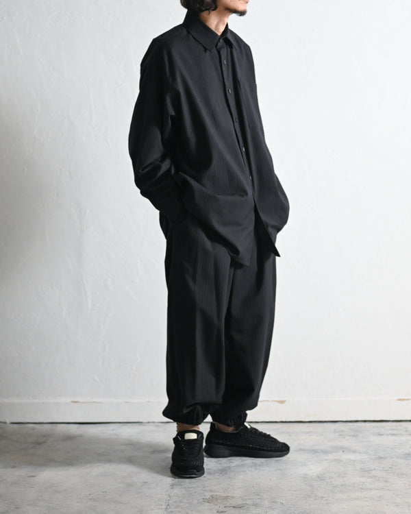 BRUSHED WOOL BIG SHIRT-YOKO SAKAMOTO-COELACANTH