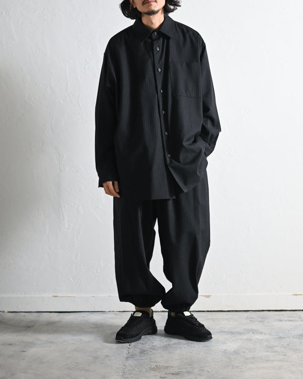 BRUSHED WOOL BIG SHIRT-YOKO SAKAMOTO-COELACANTH