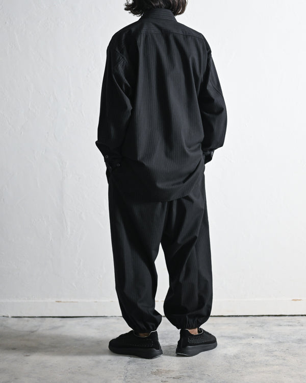 BRUSHED WOOL BIG SHIRT-YOKO SAKAMOTO-COELACANTH