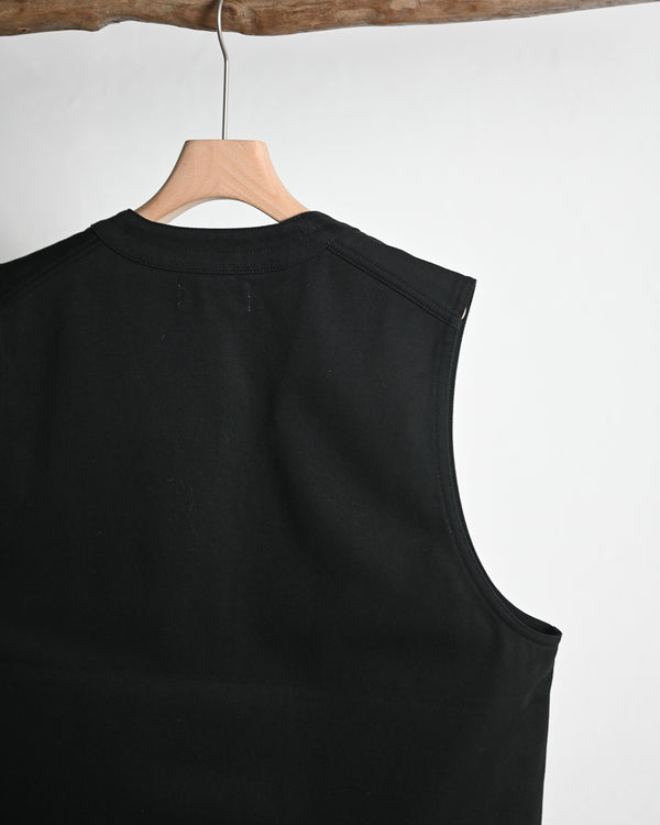 CHINO VEST, black