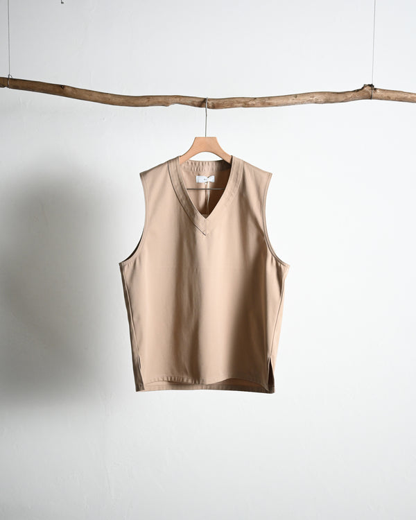 CHINO VEST, beige