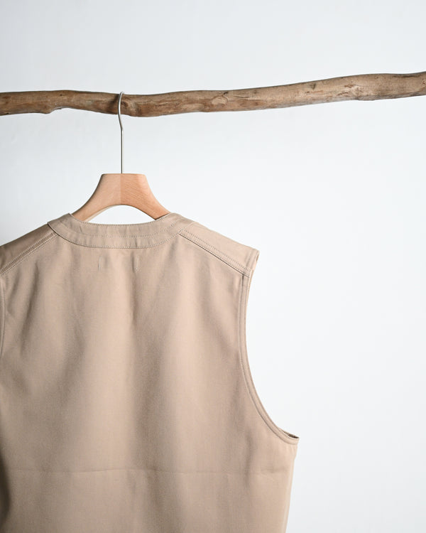 CHINO VEST, beige