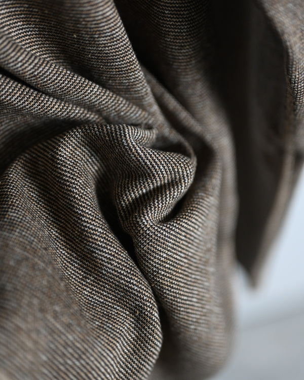 TWEEDISH RIB / TURTLE NECK LONG SLEEVE, brown