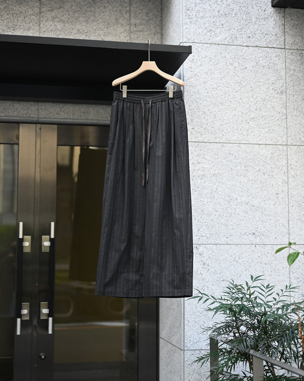 MADRAS STRIPE WIDE EASY PANTS