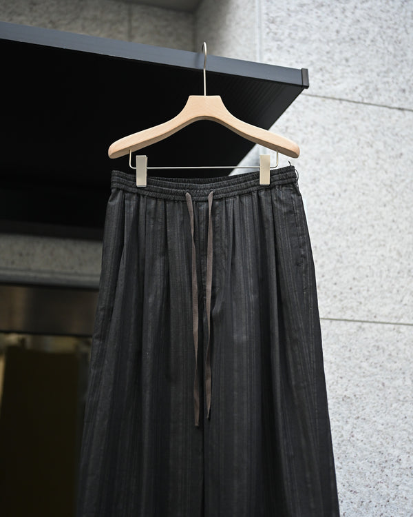 MADRAS STRIPE WIDE EASY PANTS