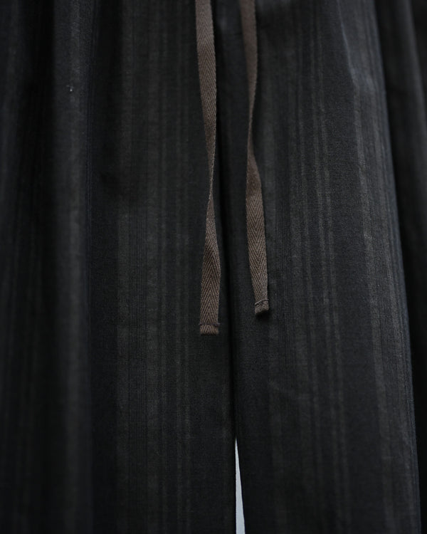 MADRAS STRIPE WIDE EASY PANTS