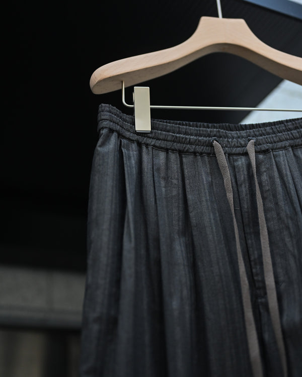 MADRAS STRIPE WIDE EASY PANTS