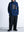 lamb’s wool guernsey sweater long QUIET, dark blue