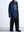 lamb’s wool guernsey sweater long QUIET, dark blue