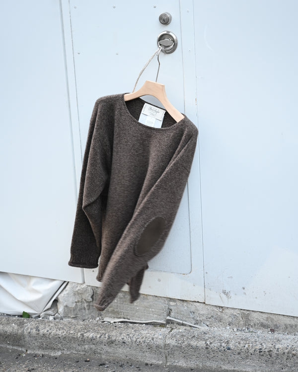 WOOL / CASHMERE BOAT NECK P/O