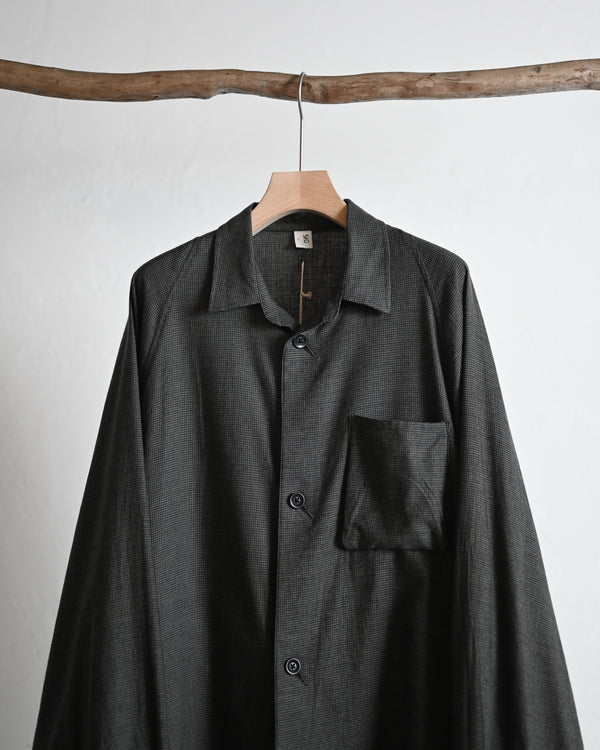 nemaki wide check shirt