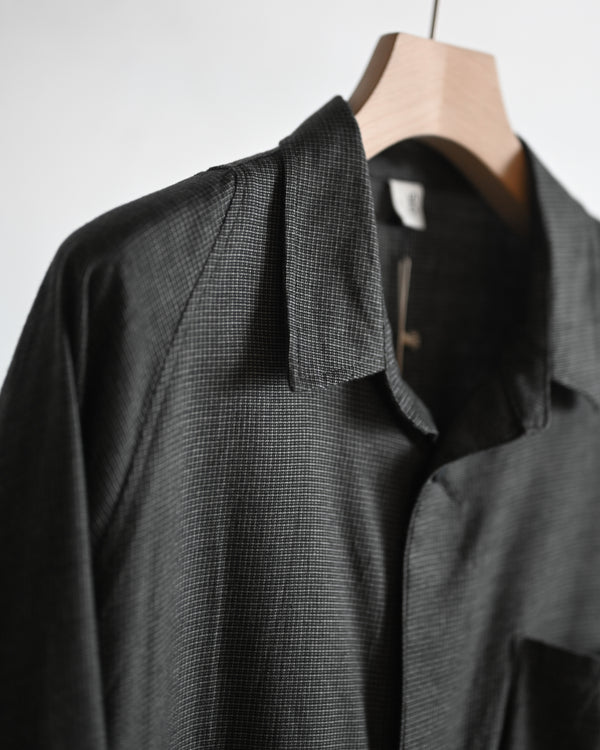 nemaki wide check shirt