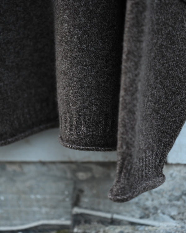 WOOL / CASHMERE BOAT NECK P/O