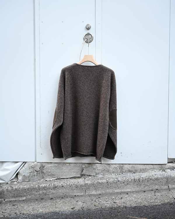 WOOL / CASHMERE BOAT NECK P/O