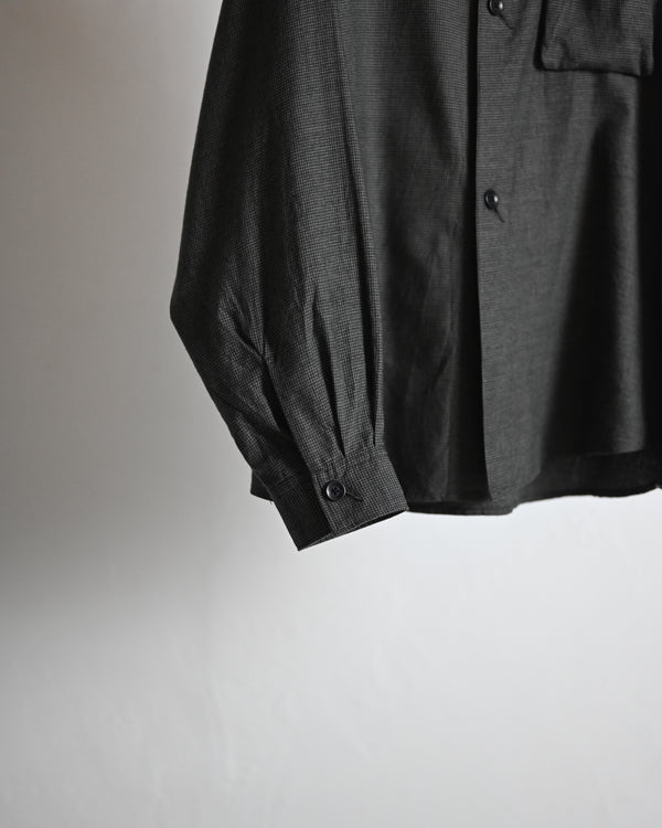 nemaki wide check shirt