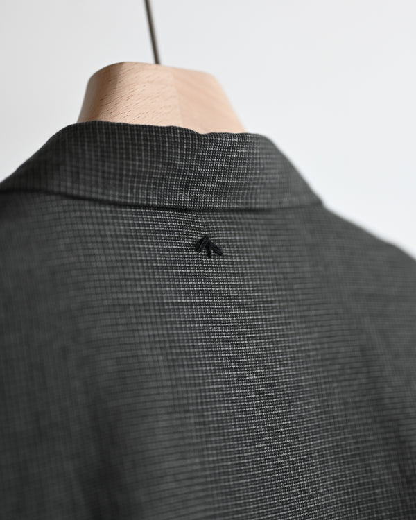 nemaki wide check shirt