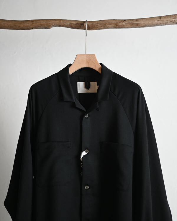 WOOL TWILL SHIRT Ex size 4