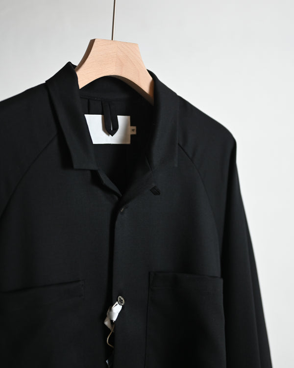 WOOL TWILL SHIRT Ex size 4