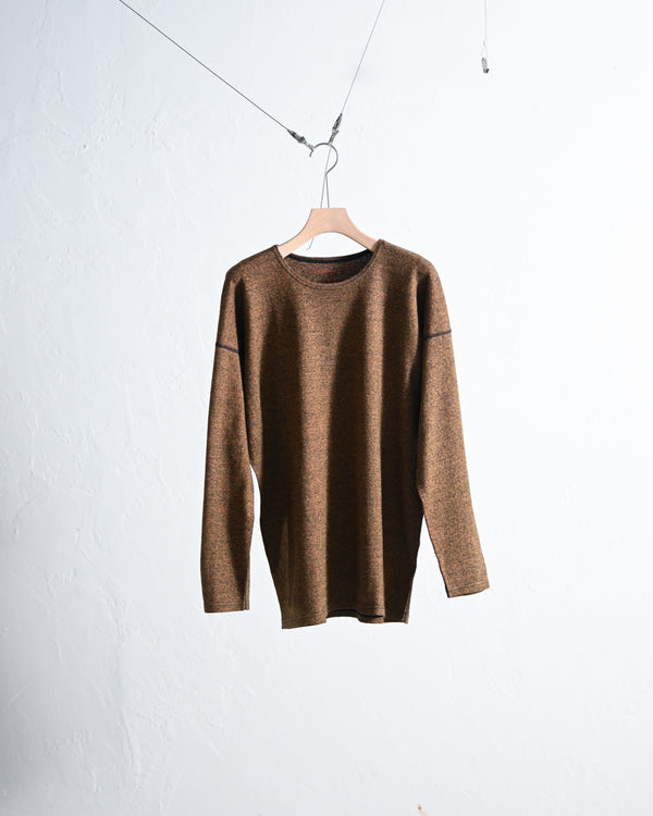 RUSTIC JERSEY, CREW NECK LONG SLEEVE / 2color