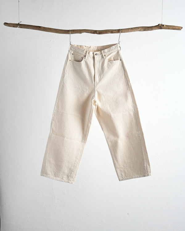 5POCKET BAGGY PANTS, raw denim