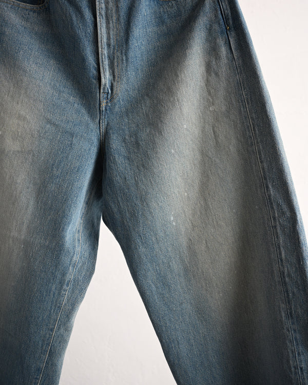 5POCKET BAGGY PANTS, raw denim