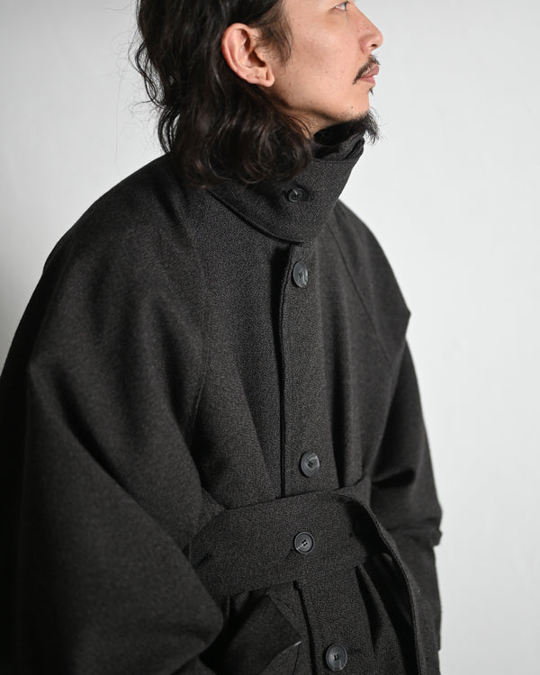 OVERSIZED LONG COAT, thorn-proof wool