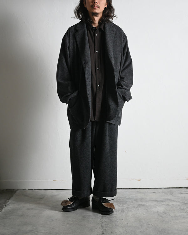 DOUBLE PLEATED CROPPED TROUSERS, houndstooth