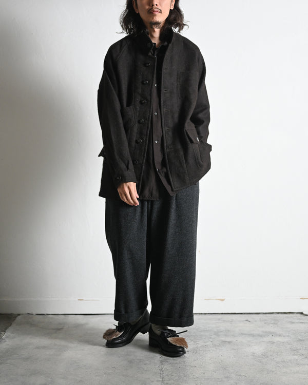 DOUBLE PLEATED CROPPED TROUSERS, houndstooth