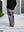 Wide tuck pants 005, Black