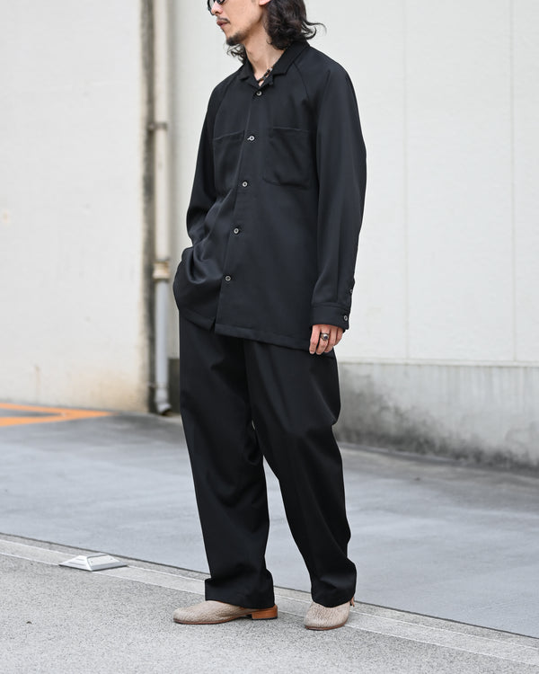 EASY TROUSERS, Super 120's DRESS WOOL