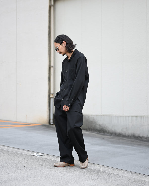 WOOL TWILL SHIRT Ex size 4