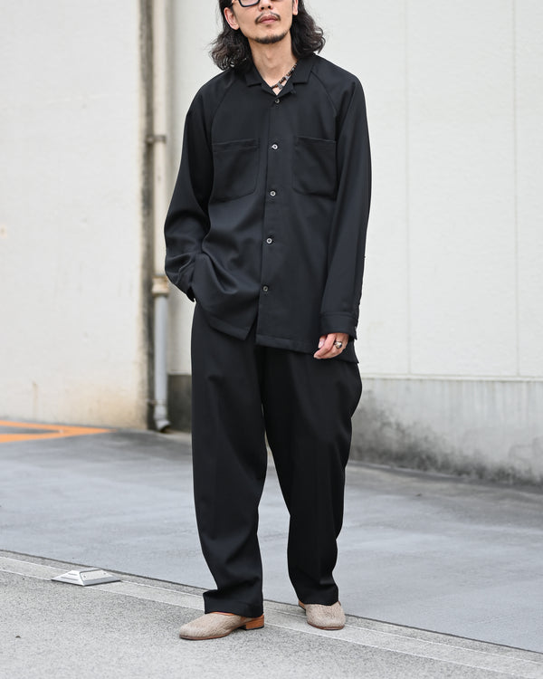 WOOL TWILL SHIRT Ex size 4