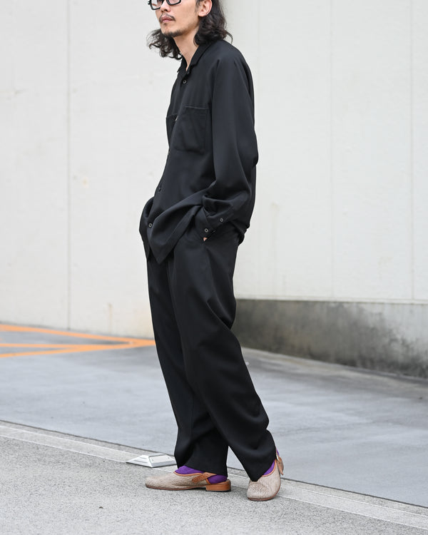 EASY TROUSERS, Super 120's DRESS WOOL