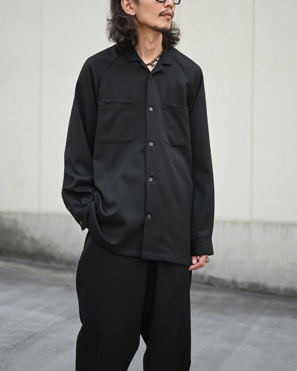 WOOL TWILL SHIRT Ex size 4