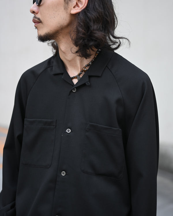 WOOL TWILL SHIRT Ex size 4
