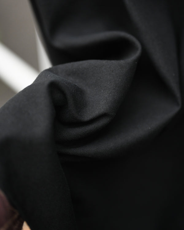 L/S NEP BOXY SHIRT, black