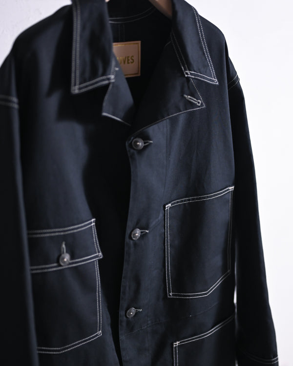 CARPENTER JACKET, Black Canvas