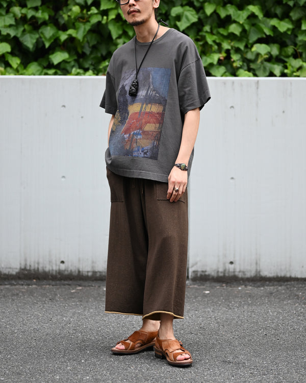 hakama knit pants, 2color