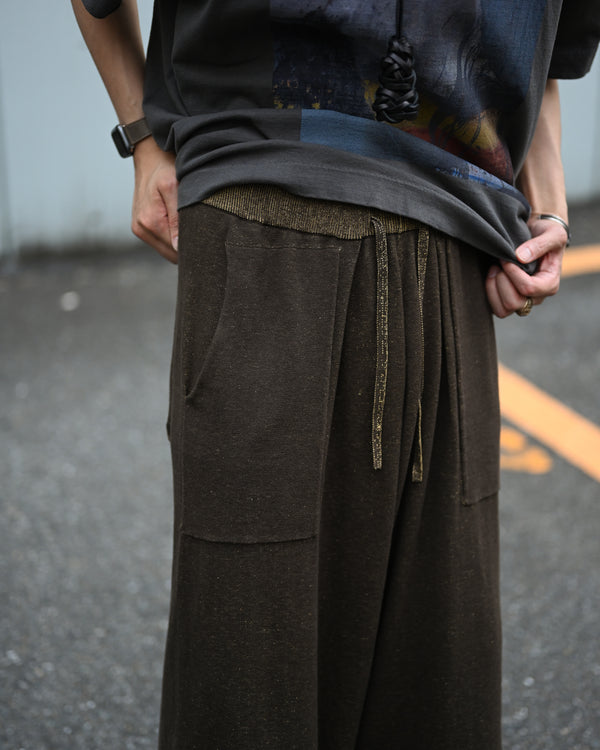 hakama knit pants, 2color