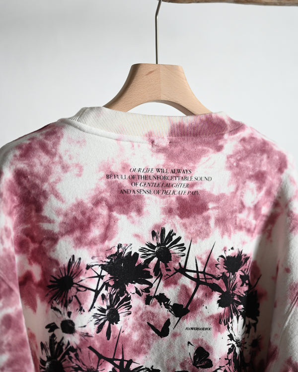 Acid Sweat Shirt "FLOWERS", acid