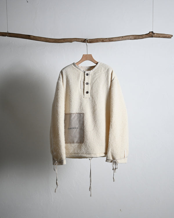 Craft Jacket with K.M, off white