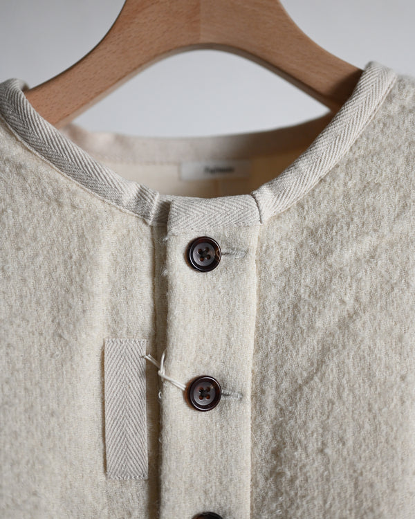 Craft Jacket with K.M, off white