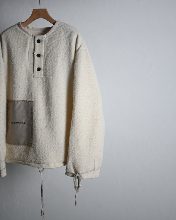 Craft Jacket with K.M, off white