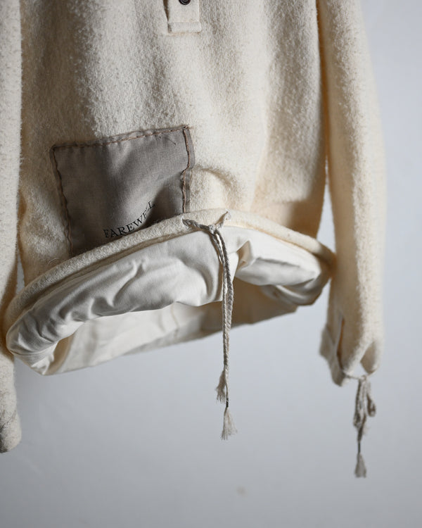 Craft Jacket with K.M, off white