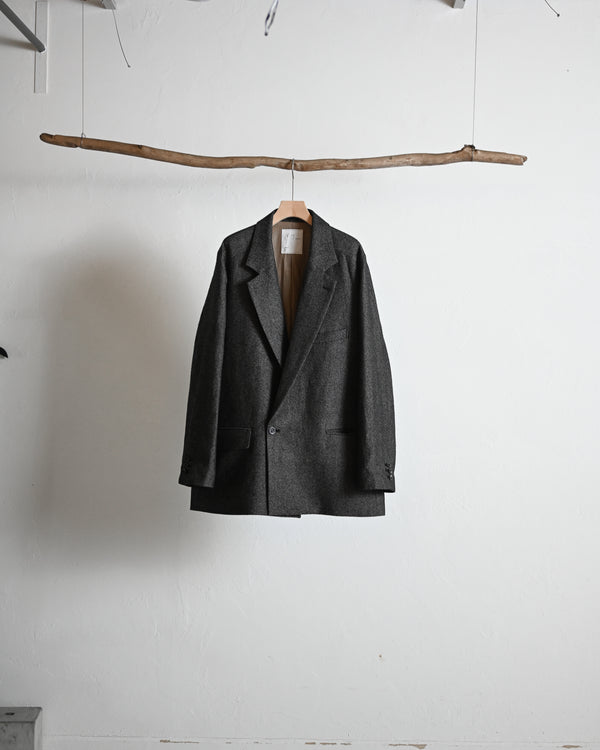 SEMI-DOUBLE TAILORED JACKET, brown