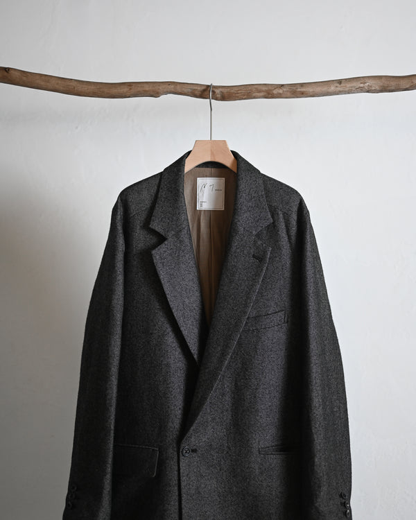 SEMI-DOUBLE TAILORED JACKET, brown