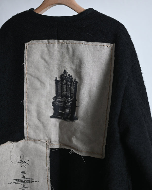 Craft Jacket with K.M, black