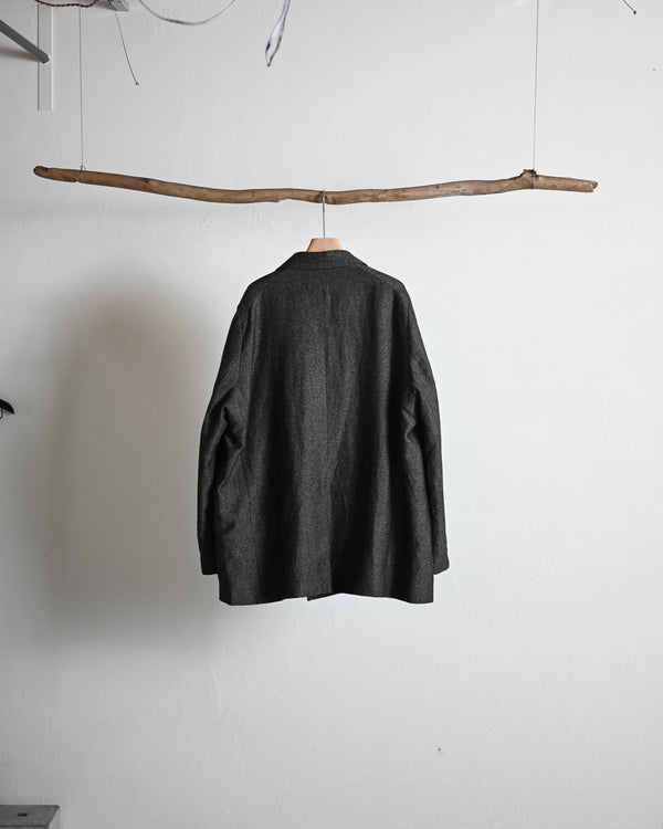 SEMI-DOUBLE TAILORED JACKET, brown